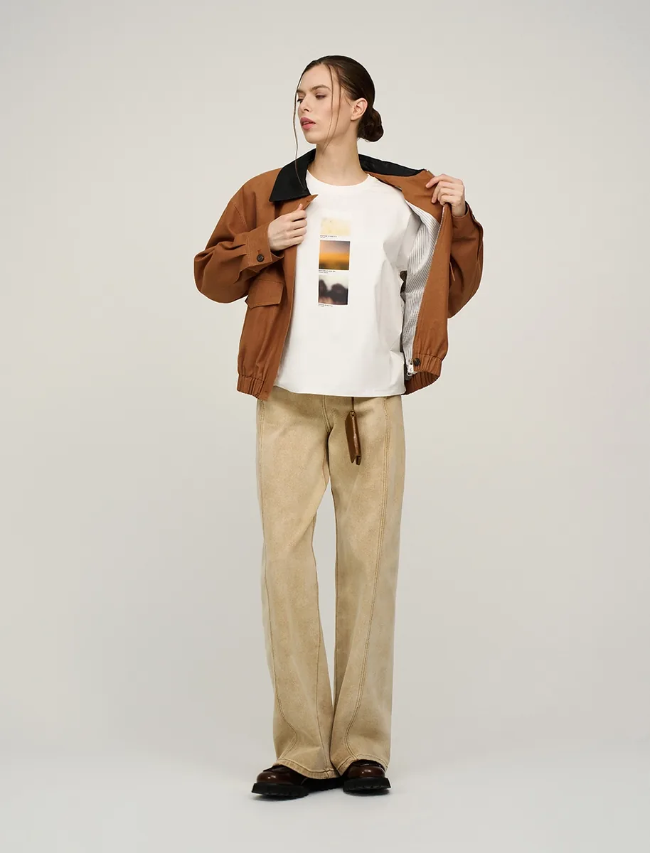 HASS FASHION — Футболка с фотопринтом «три кадра», белая - фото 2